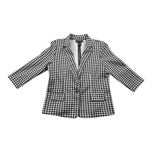 NYCC – New York Clothing Co Jackets & Blazers - NYCC New York Clothing Co Houndstooth Blazer Jacket Women's Medium Black White